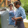 Tablier de cuisine "MONTMARTRE" - Cendres