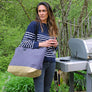 Cabas XXL "PORQUEROLLES" - Cendres -