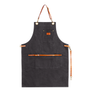 Tablier de barbecue "AUBRAC" - Cendres