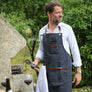 Tablier de barbecue "AUBRAC" - Cendres