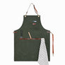 Tablier de barbecue "AUBRAC" - Khaki