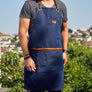 Tablier de barbecue "AUBRAC" - Marine